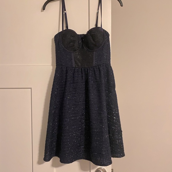Victoria's Secret Dresses & Skirts - Balconette Dark Blue and Black Sparkly Dress